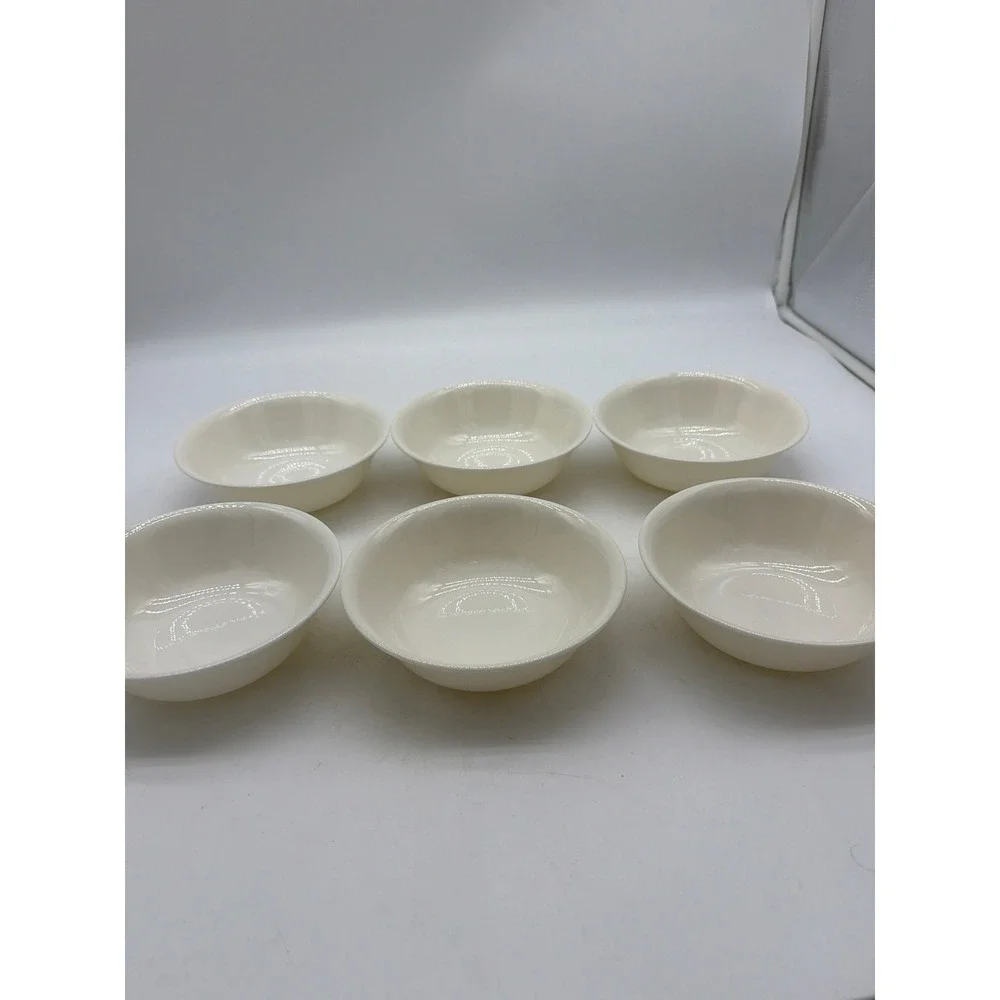 Set Of 6 Corelle Cream Color, Beige, Off White 6-1/4